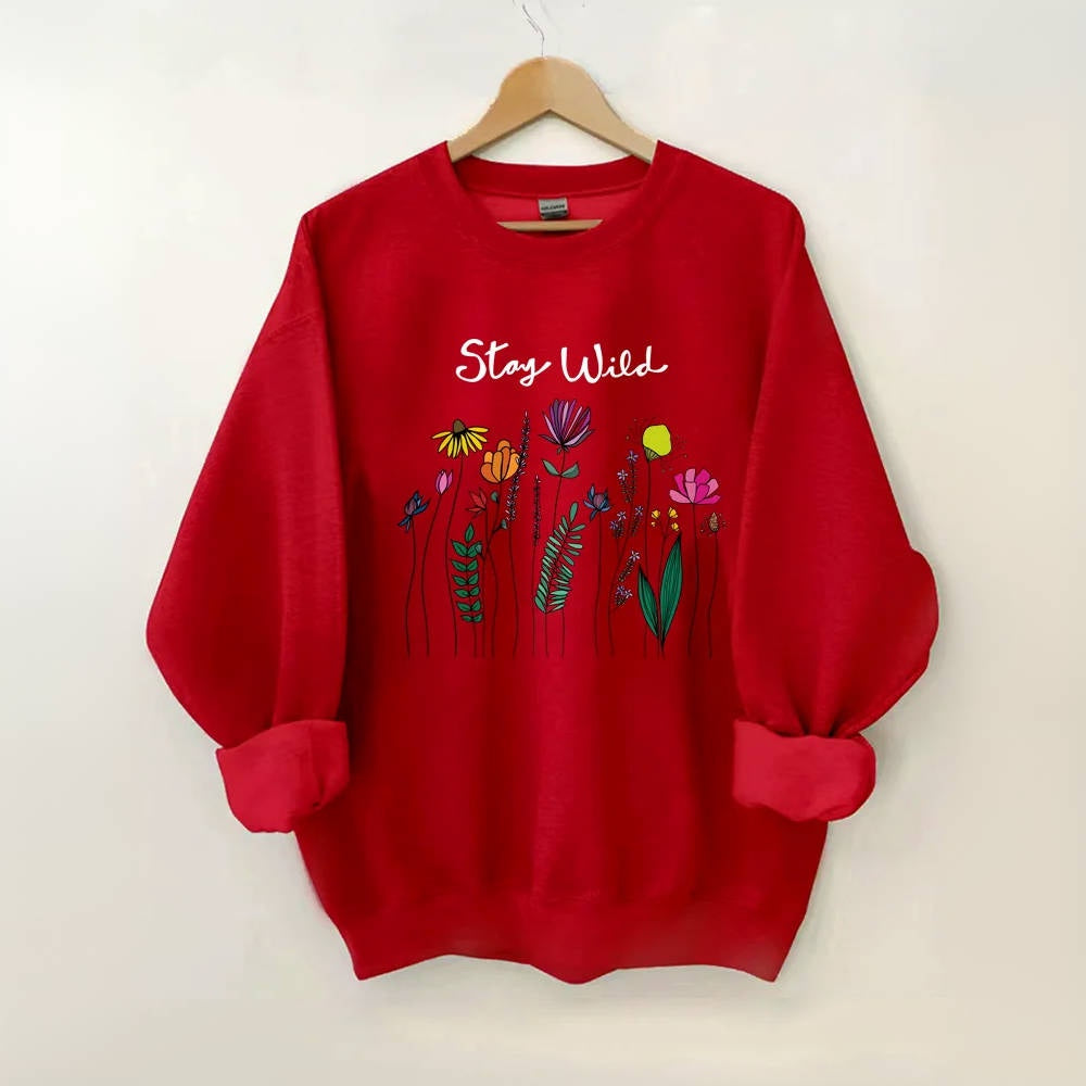 Stay Wild Wildflower Sweatshirt