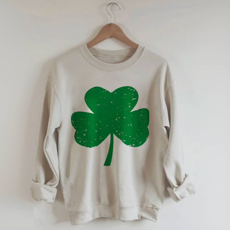 Sweat-shirt Shamrock de la Saint-Patrick
