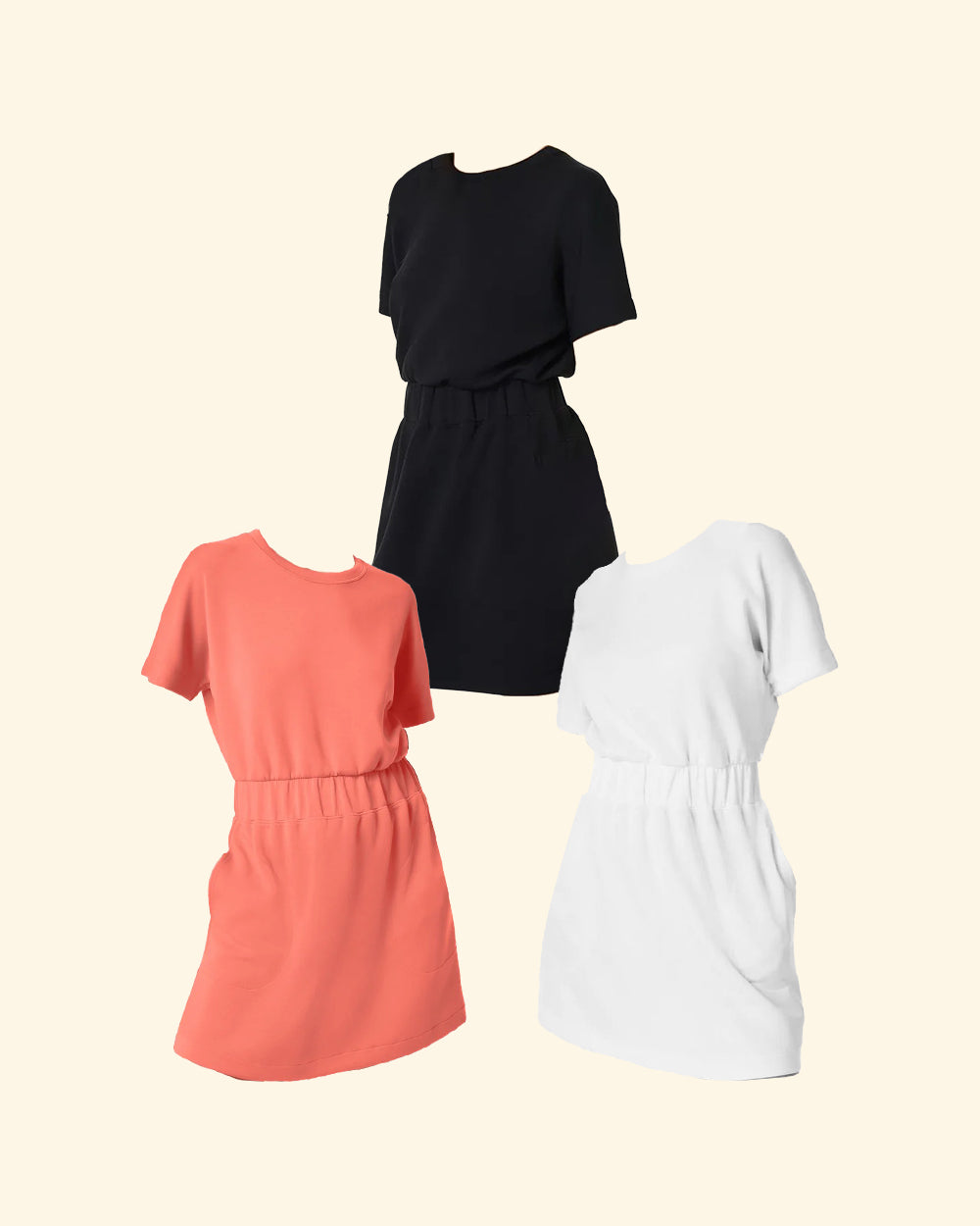 AirEssentials Cinched T-Shirt Dress(BUY 2 FREE SHIPPING)