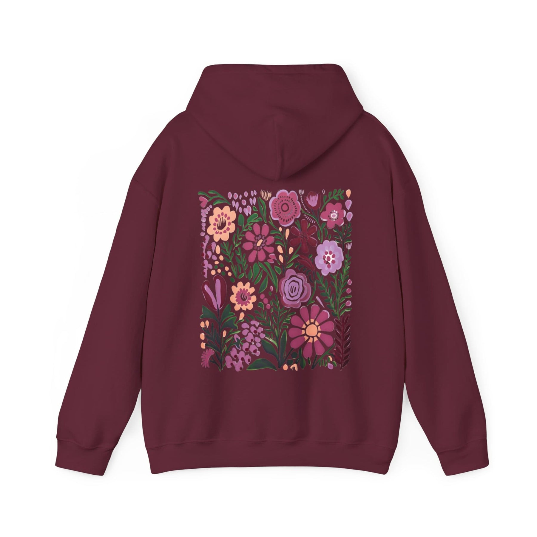 Wildflowers Nature Print Hoodie