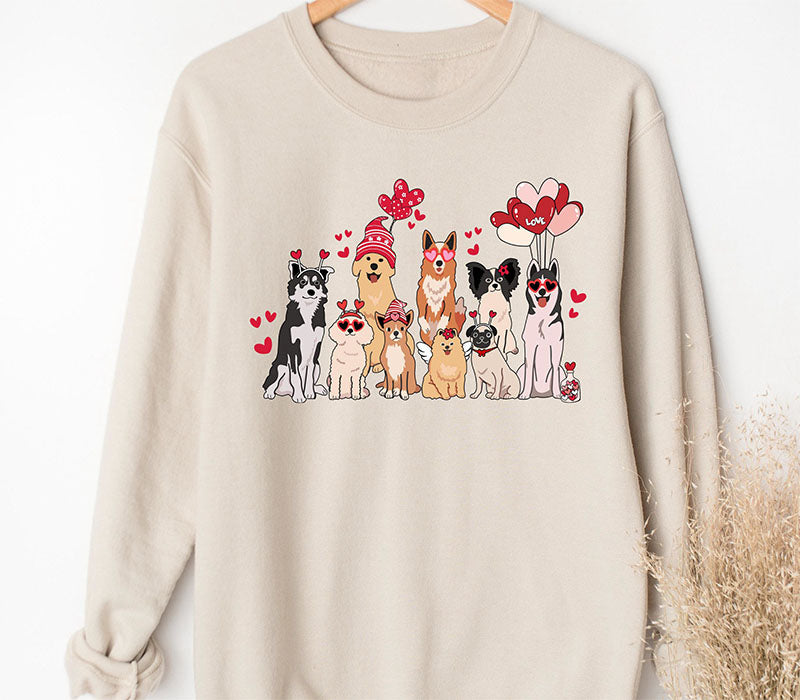Valentine Lovely Dog Sweatshirt