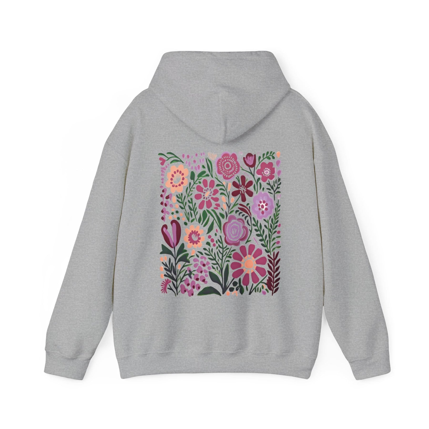 Wildflowers Nature Print Hoodie