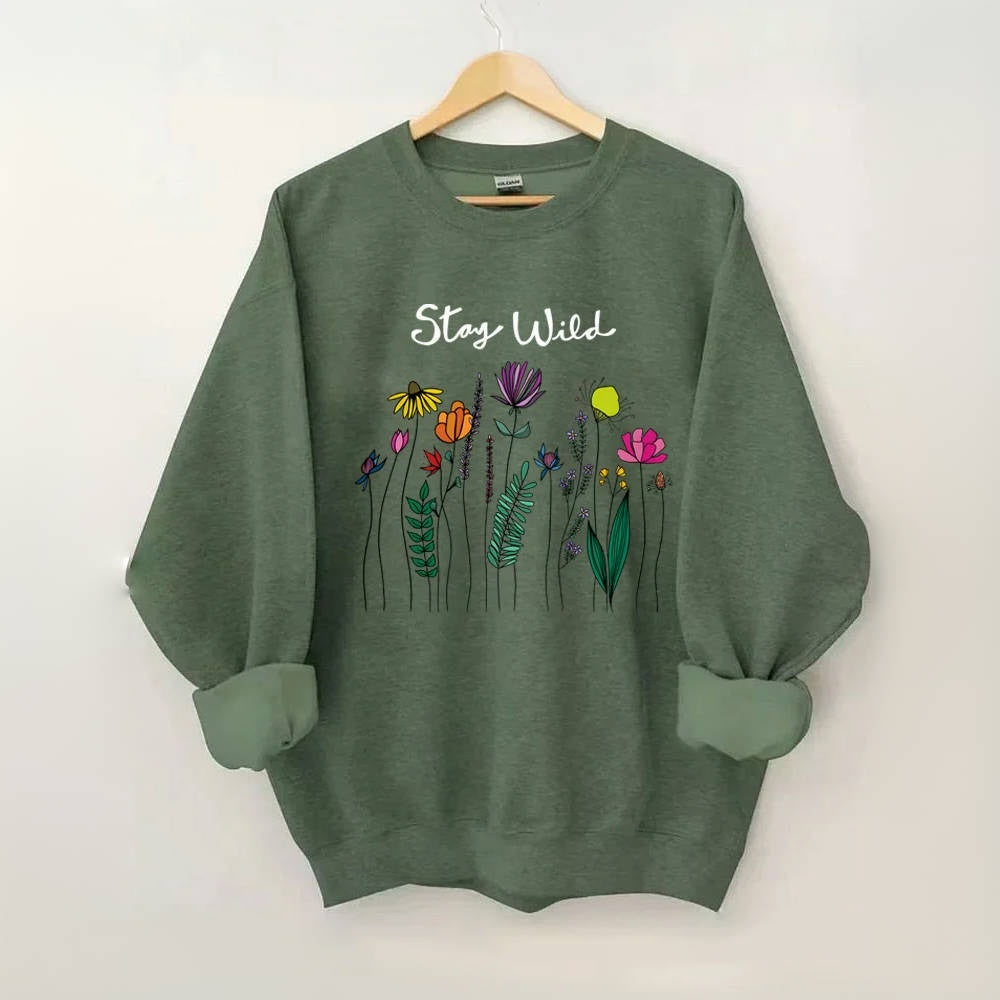 Stay Wild Wildflower Sweatshirt