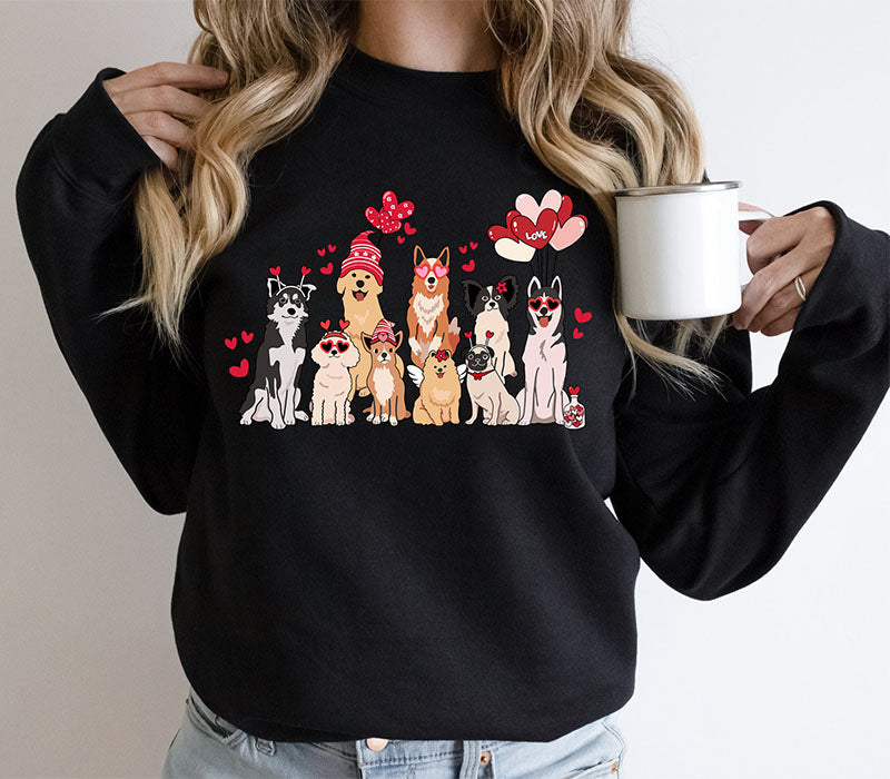 Valentine Lovely Dog Sweatshirt