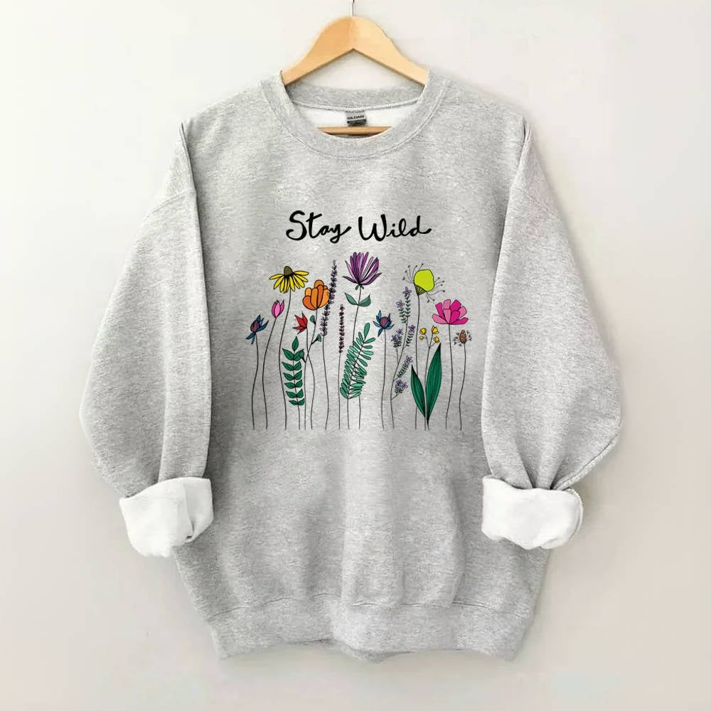 Stay Wild Wildflower Sweatshirt