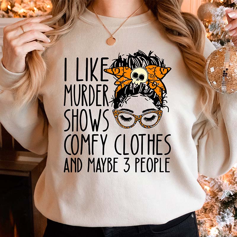 Messy Bun Hair Sweatshirt