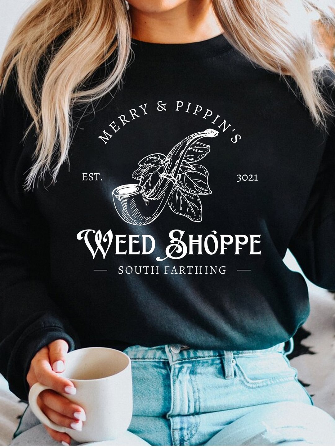 Merry Pippin’s Weed Shoppe Sweatshirt