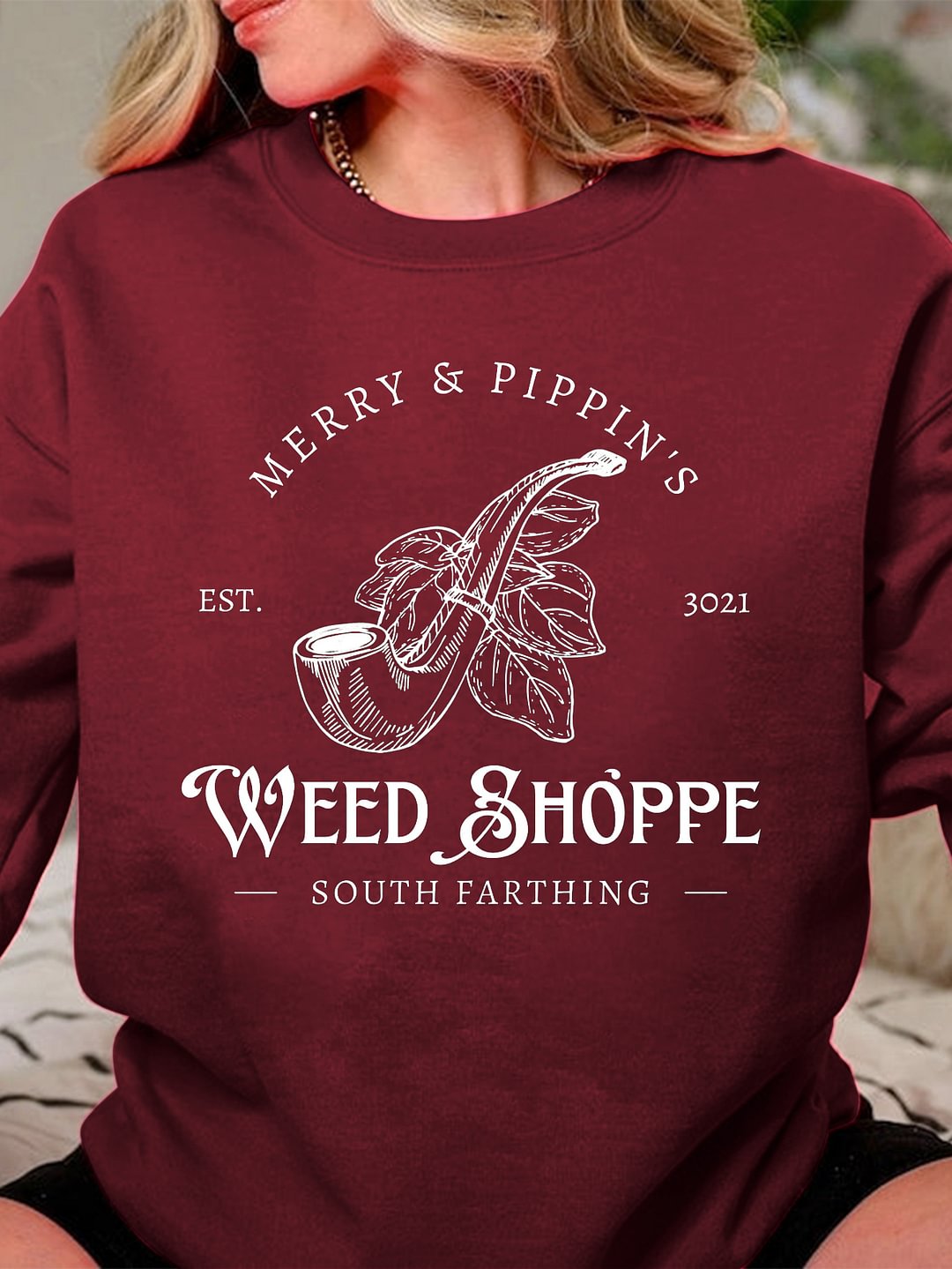 Merry Pippin’s Weed Shoppe Sweatshirt