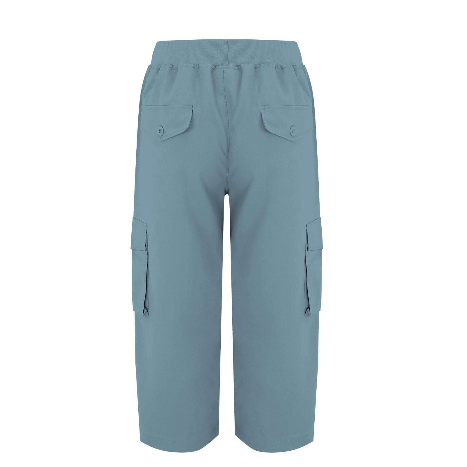 Women’s Cargo Capri Lightweight Hiking Pants 6 Pockets Quick Dry Casual Outdoor Trip Loose Shorts