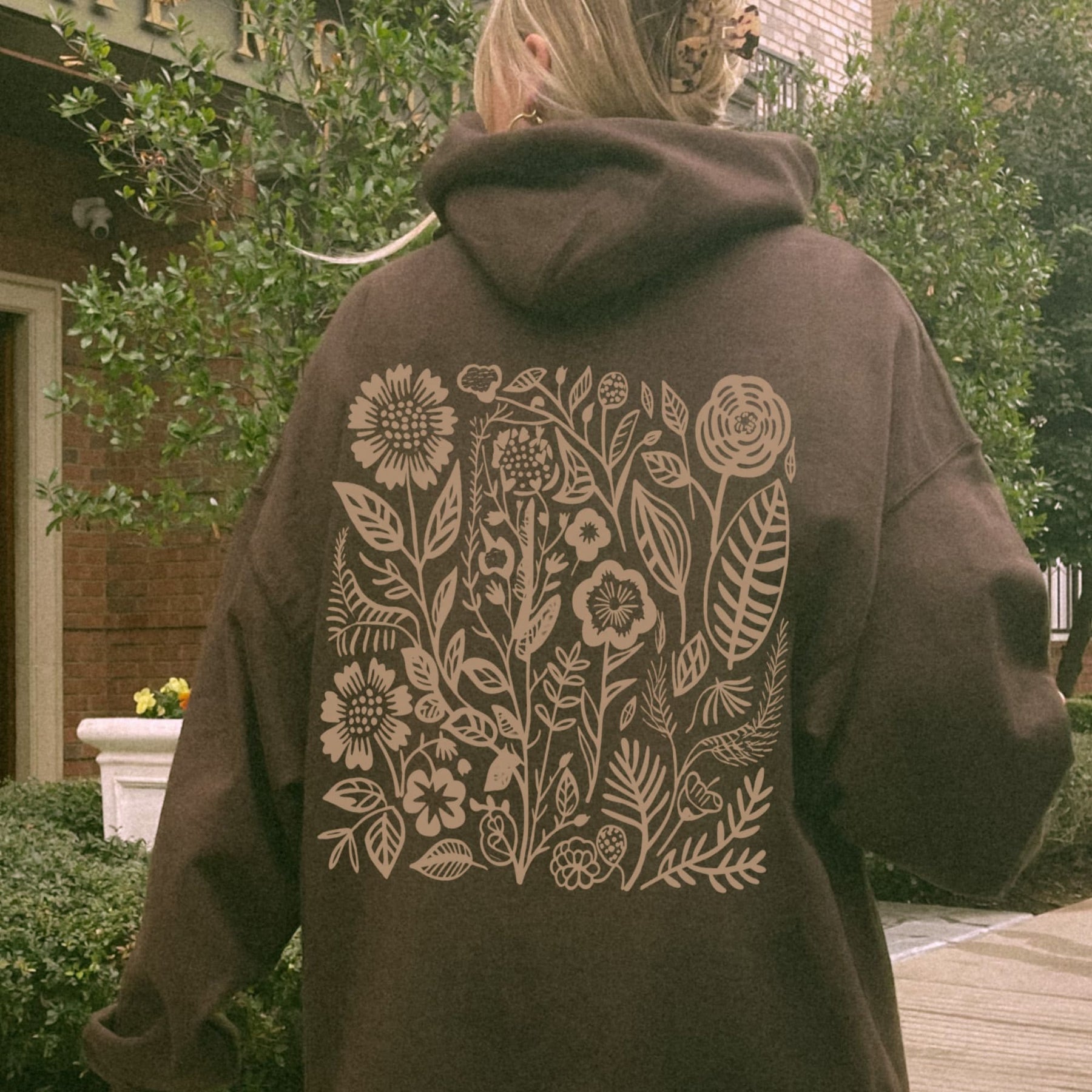 Nature Wildflowers Hoodie
