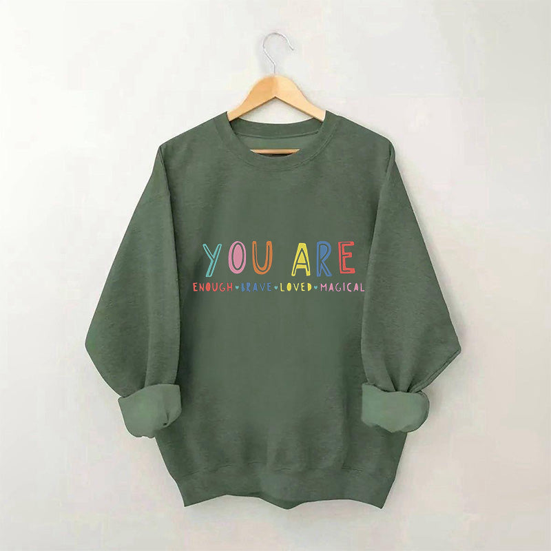 Tu es assez sweat-shirt