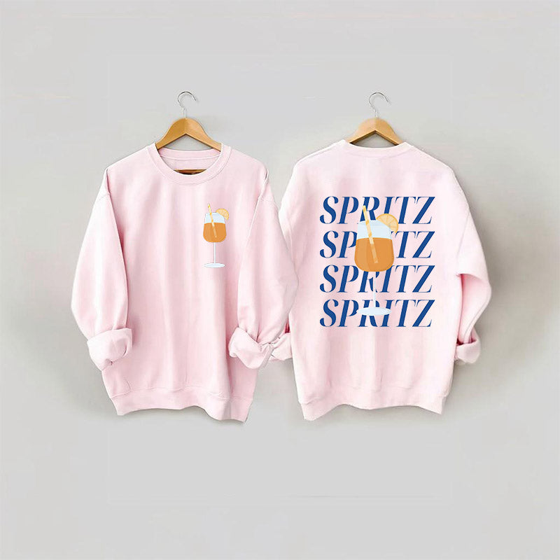 Spritz Letter Print Sweatshirt