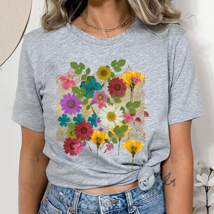Wildflowers Flowers Boho T-shirt