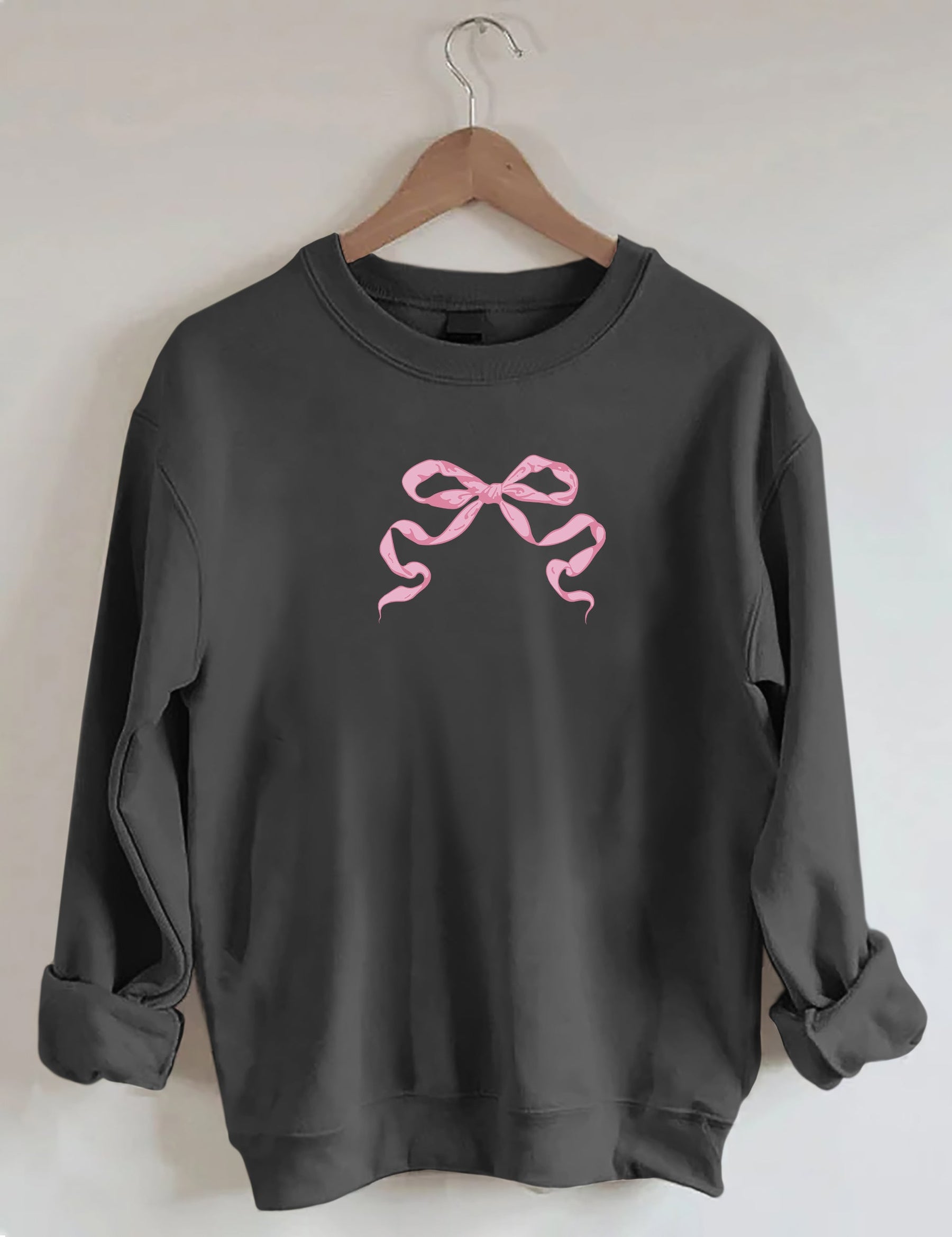 Pink Bow Cute Sweatshirt