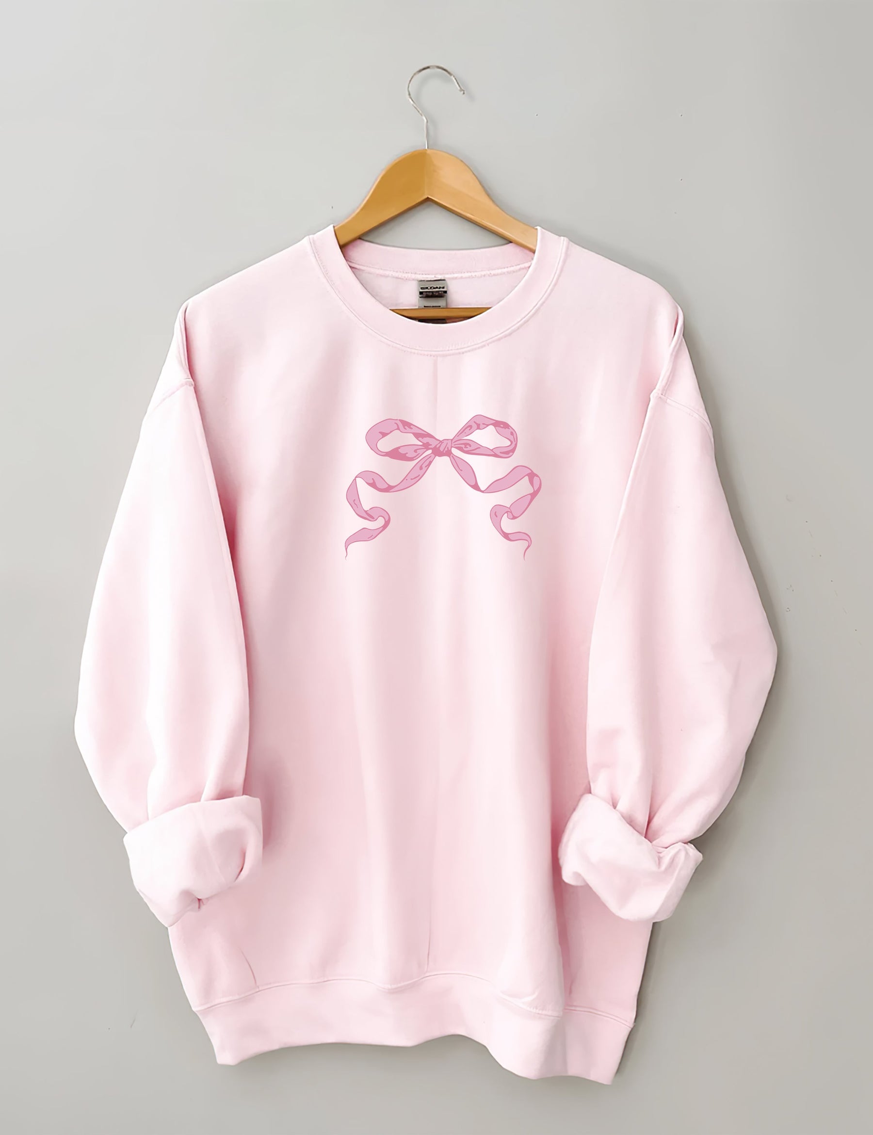 Pink Bow Cute Sweatshirt