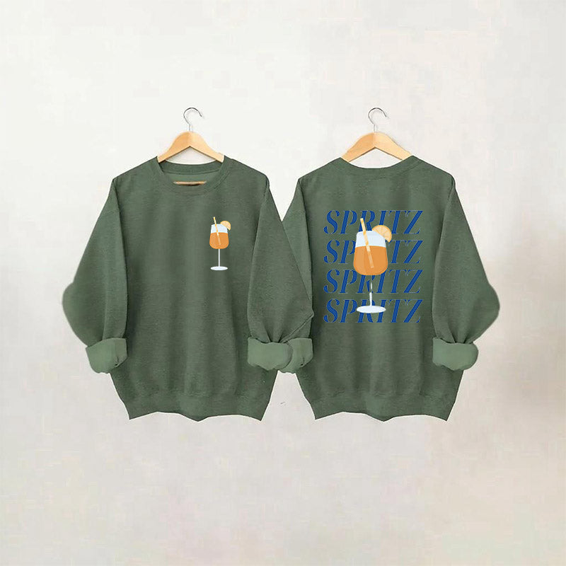 Spritz Letter Print Sweatshirt