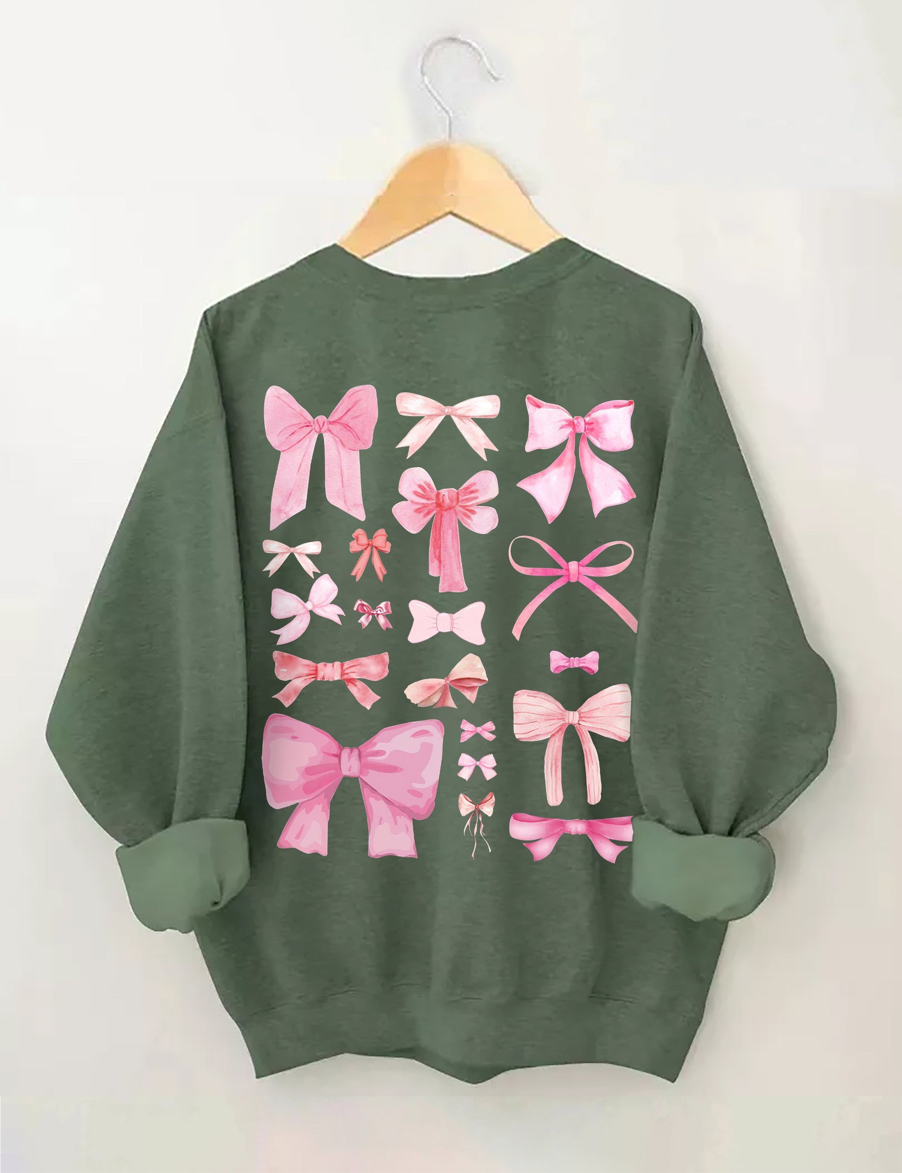 Pink Bow Cute Sweatshirt