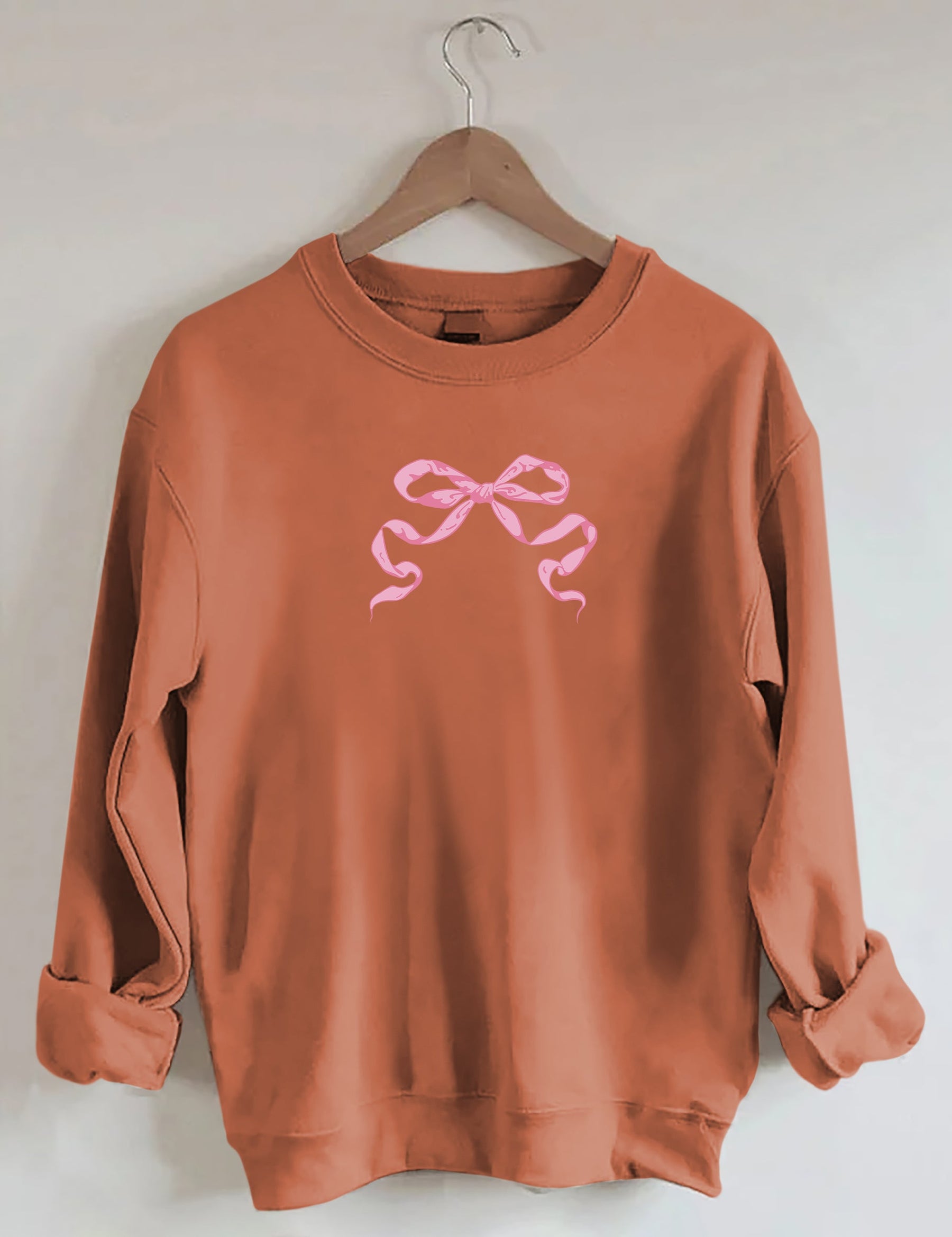 Pink Bow Cute Sweatshirt