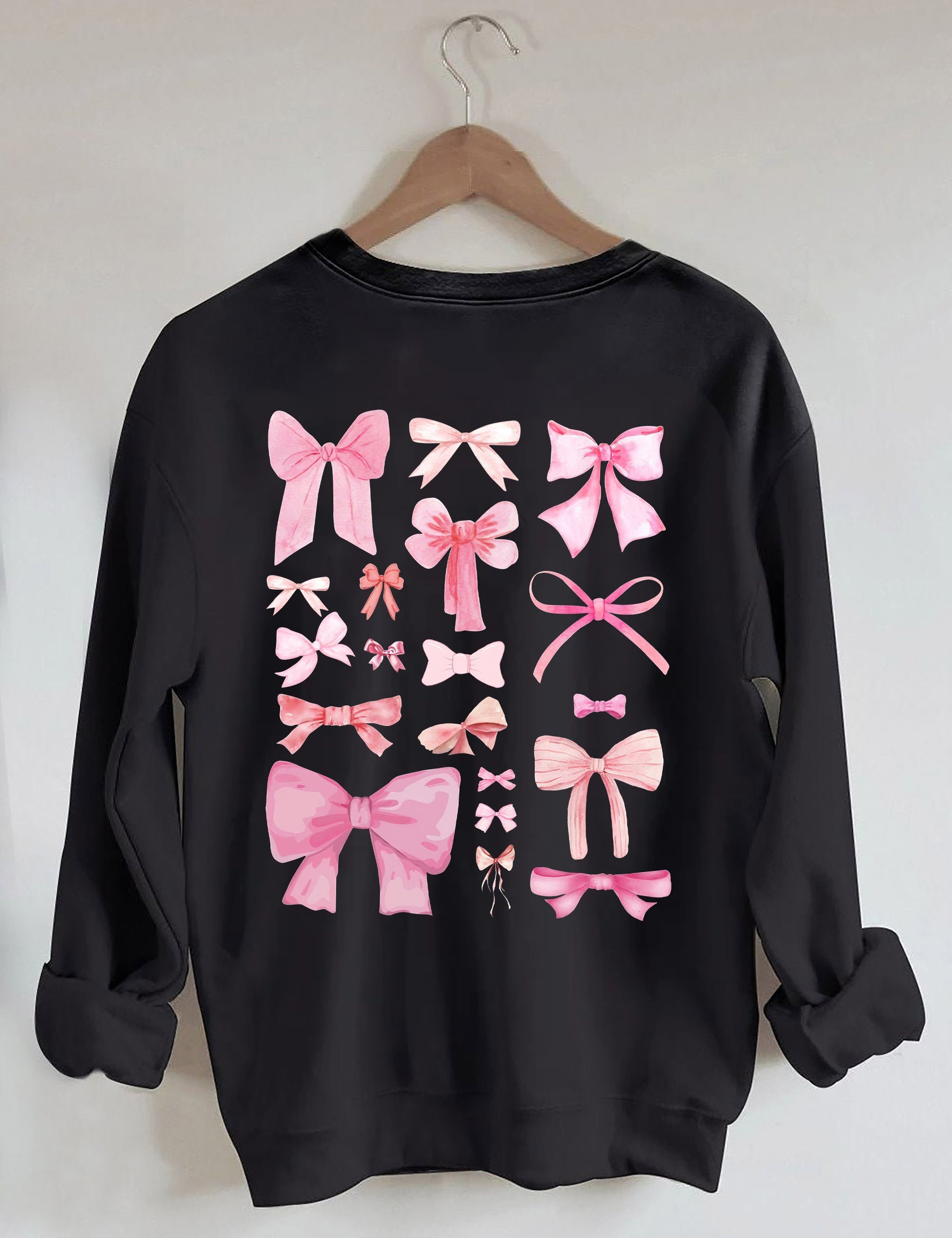 Pink Bow Cute Sweatshirt