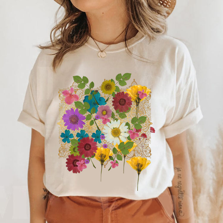 Wildflowers Flowers Boho T-shirt