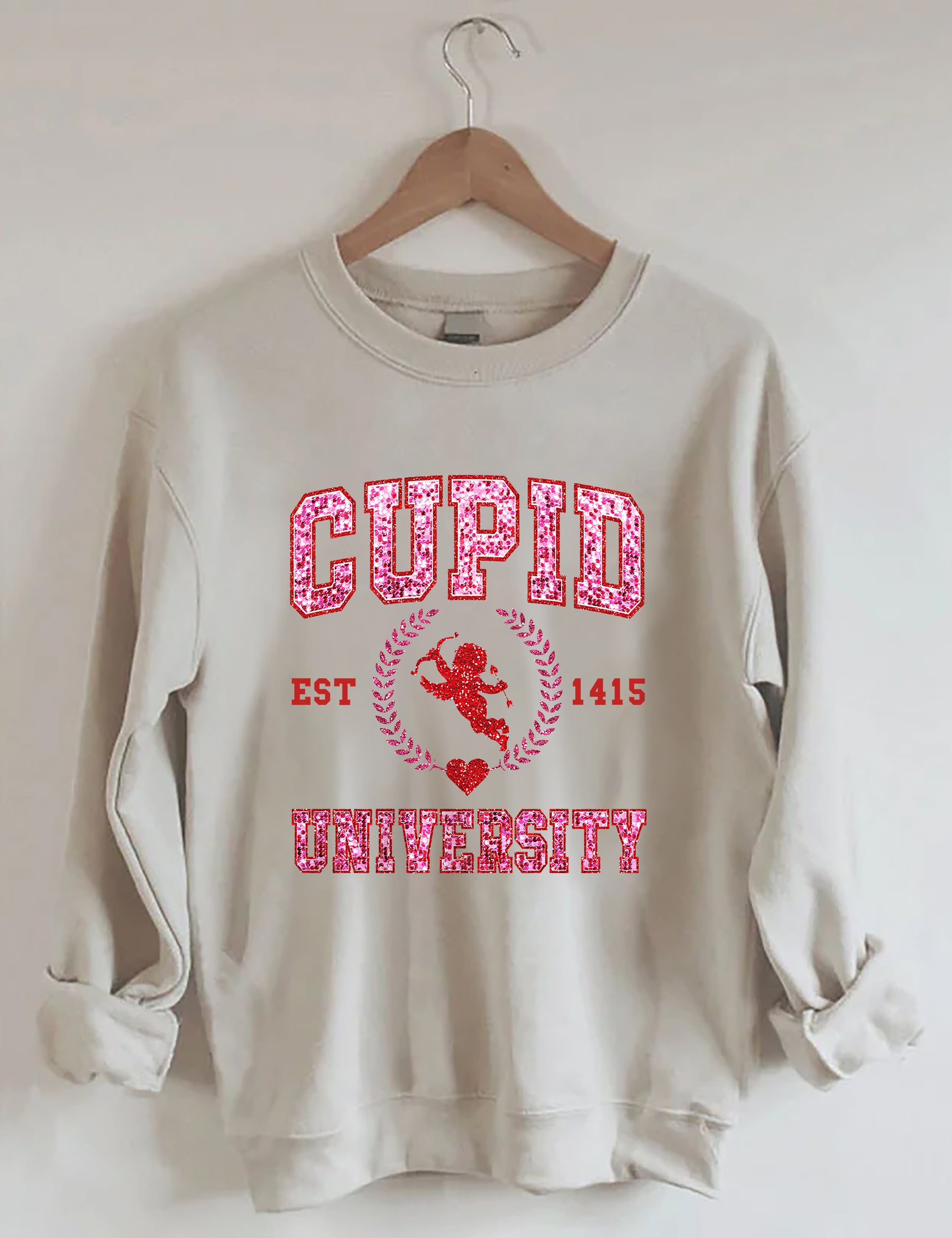 Cupid University Valentines Sweatshirt