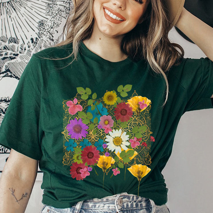 Wildflowers Flowers Boho T-shirt