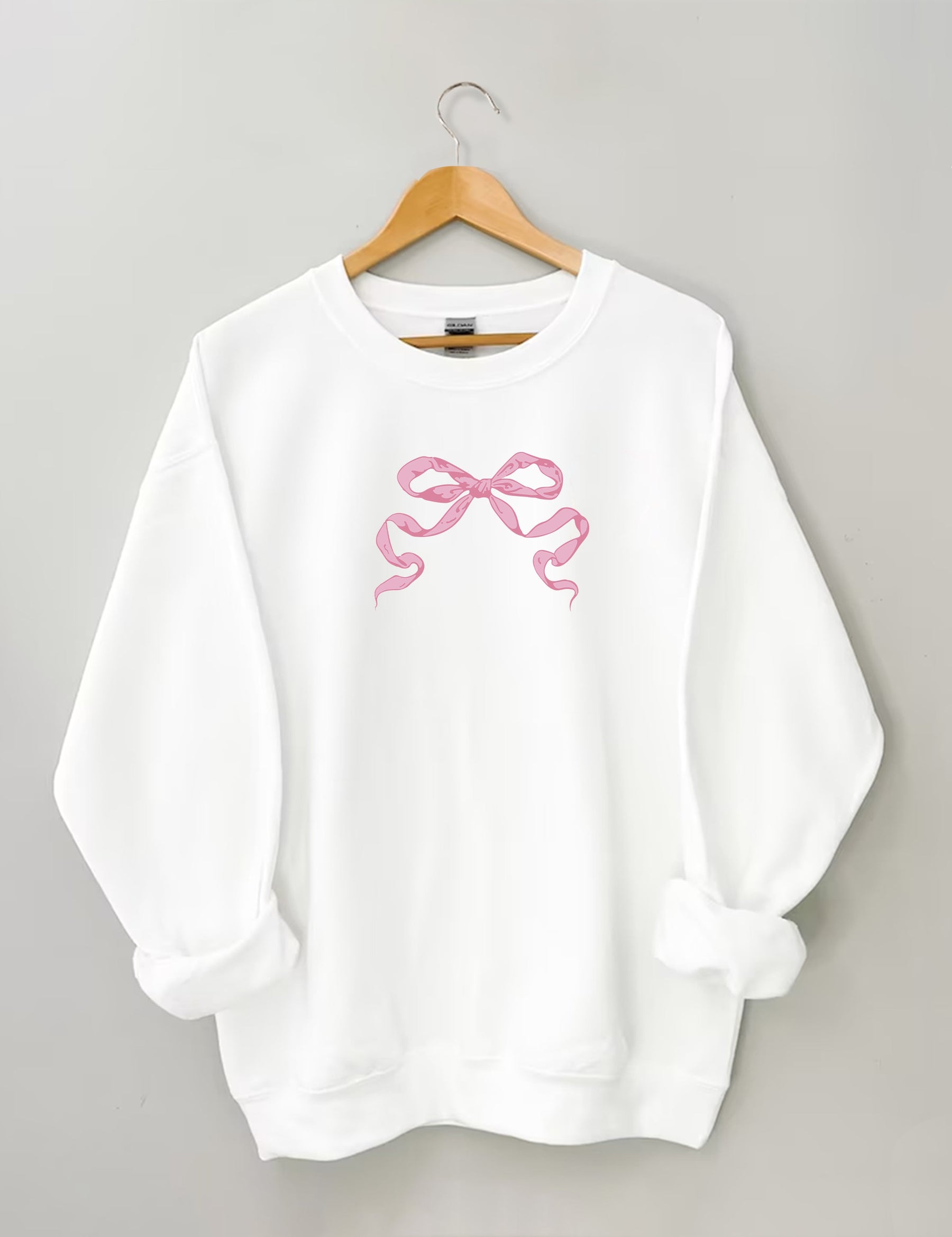 Pink Bow Cute Sweatshirt