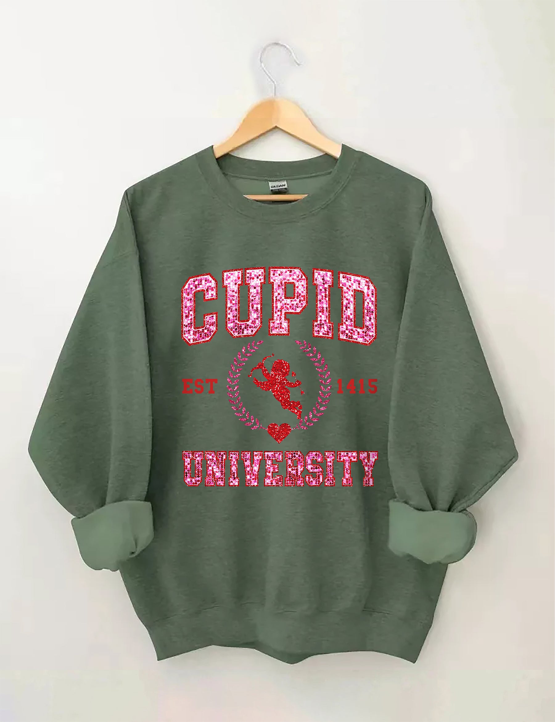Cupid University Valentines Sweatshirt