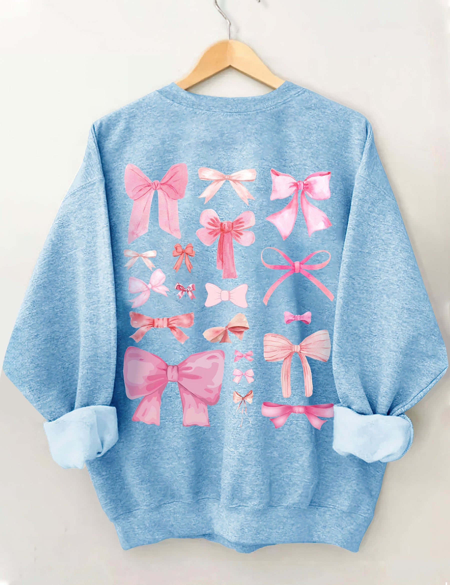 Pink Bow Cute Sweatshirt