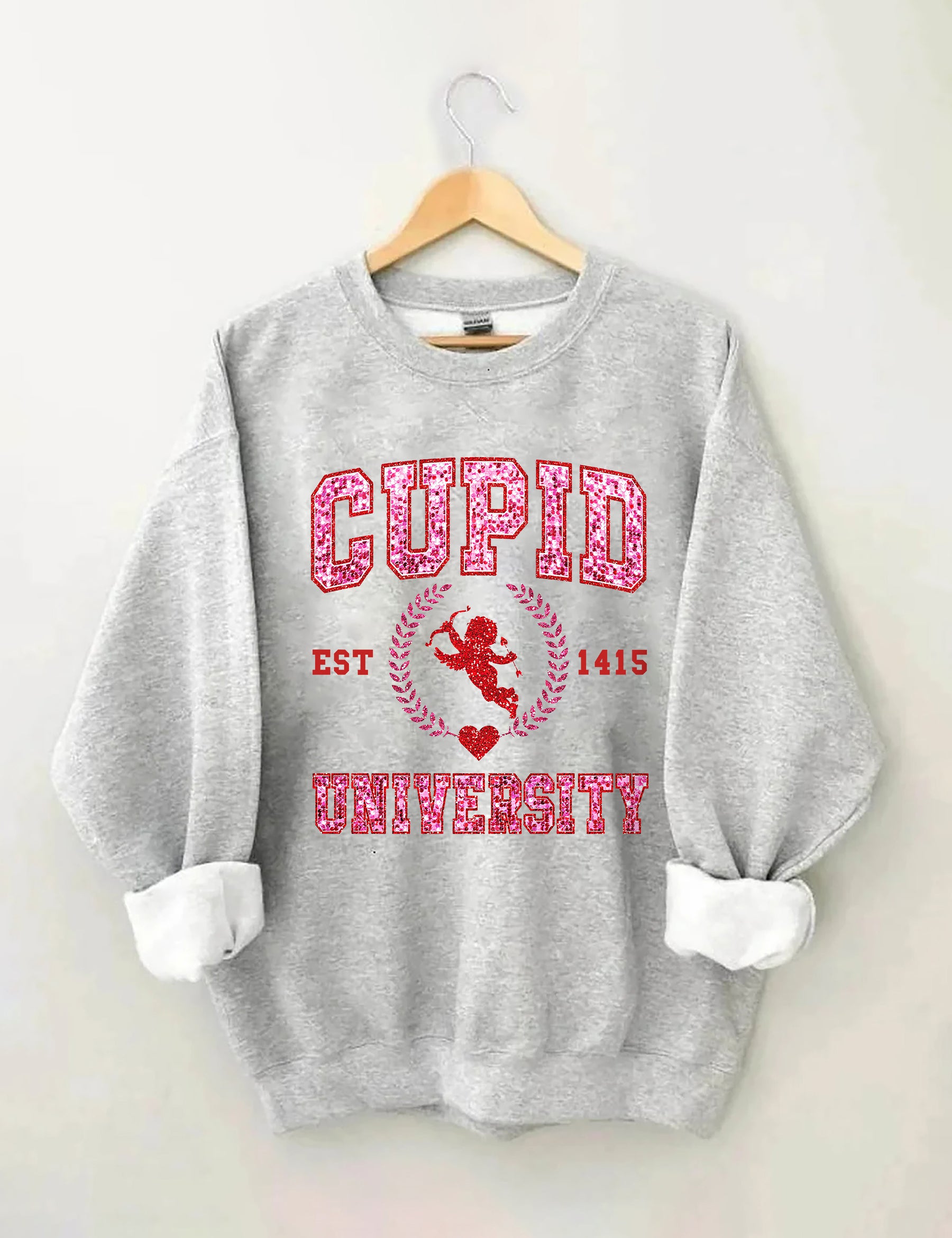 Cupid University Valentines Sweatshirt