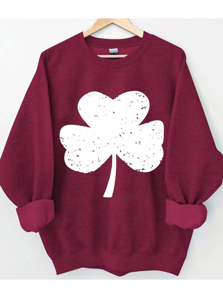 Sweat-shirt Shamrock de la Saint-Patrick