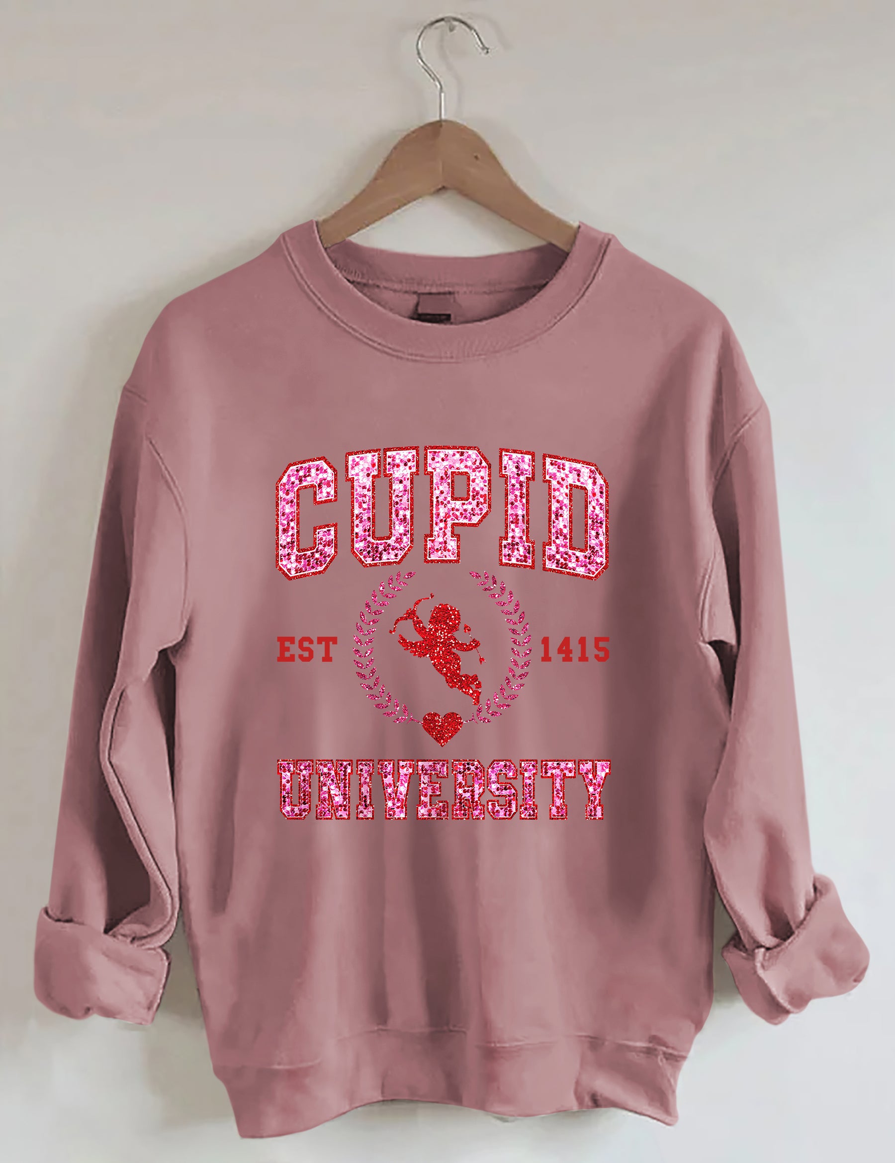Cupid University Valentines Sweatshirt