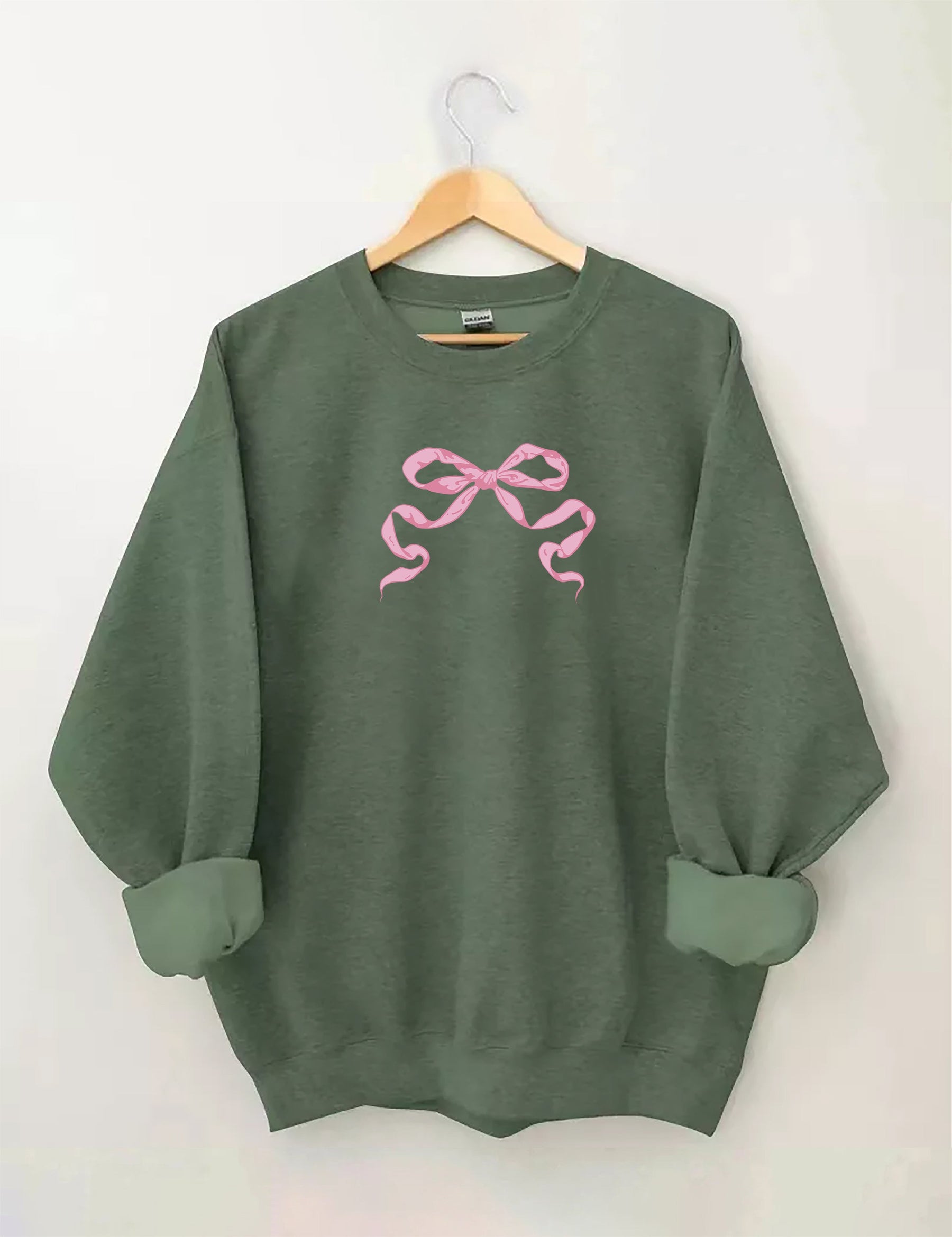 Pink Bow Cute Sweatshirt