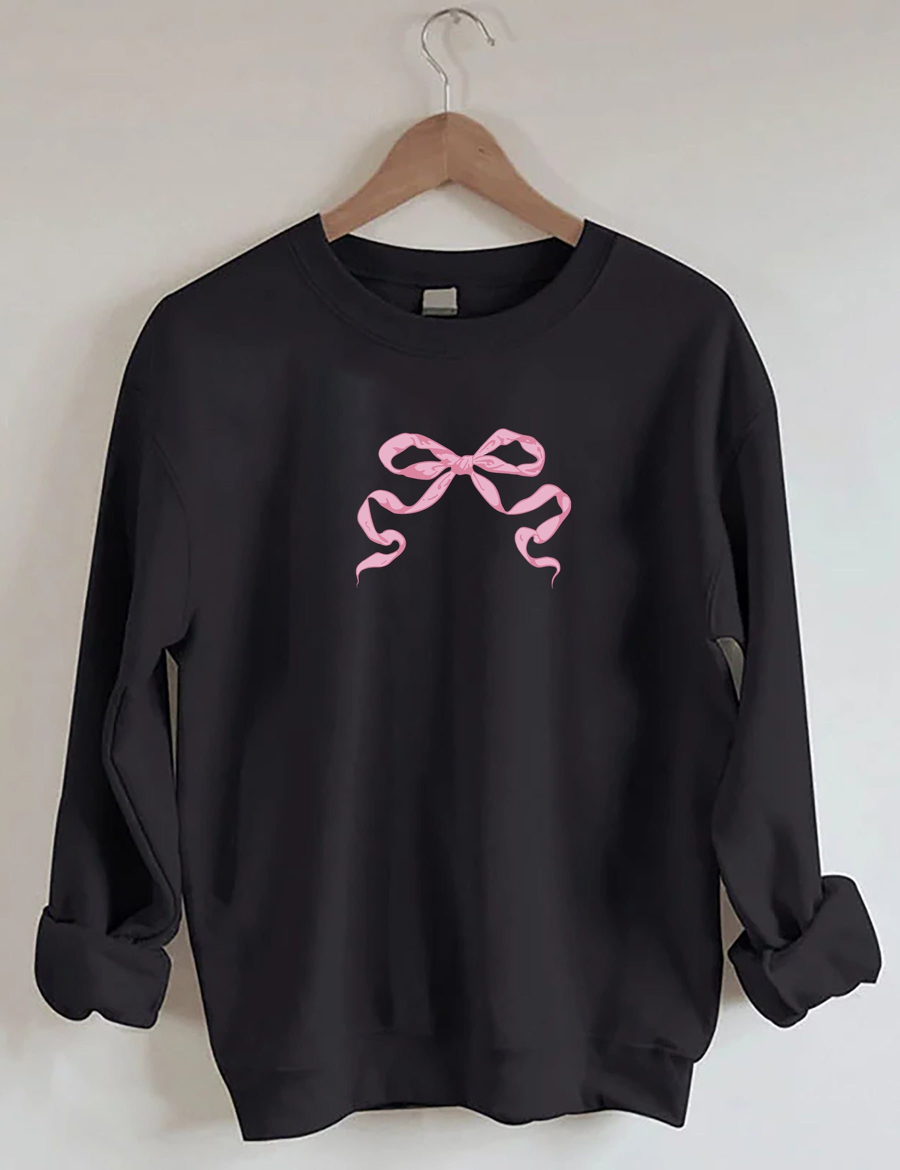 Pink Bow Cute Sweatshirt
