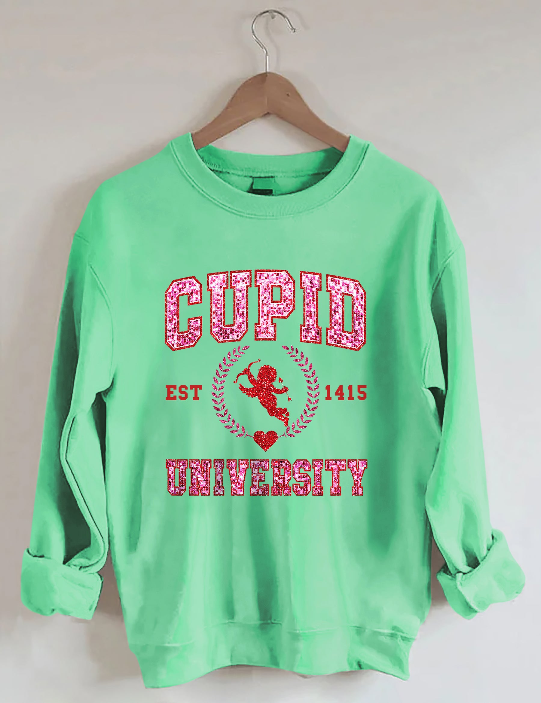 Cupid University Valentines Sweatshirt