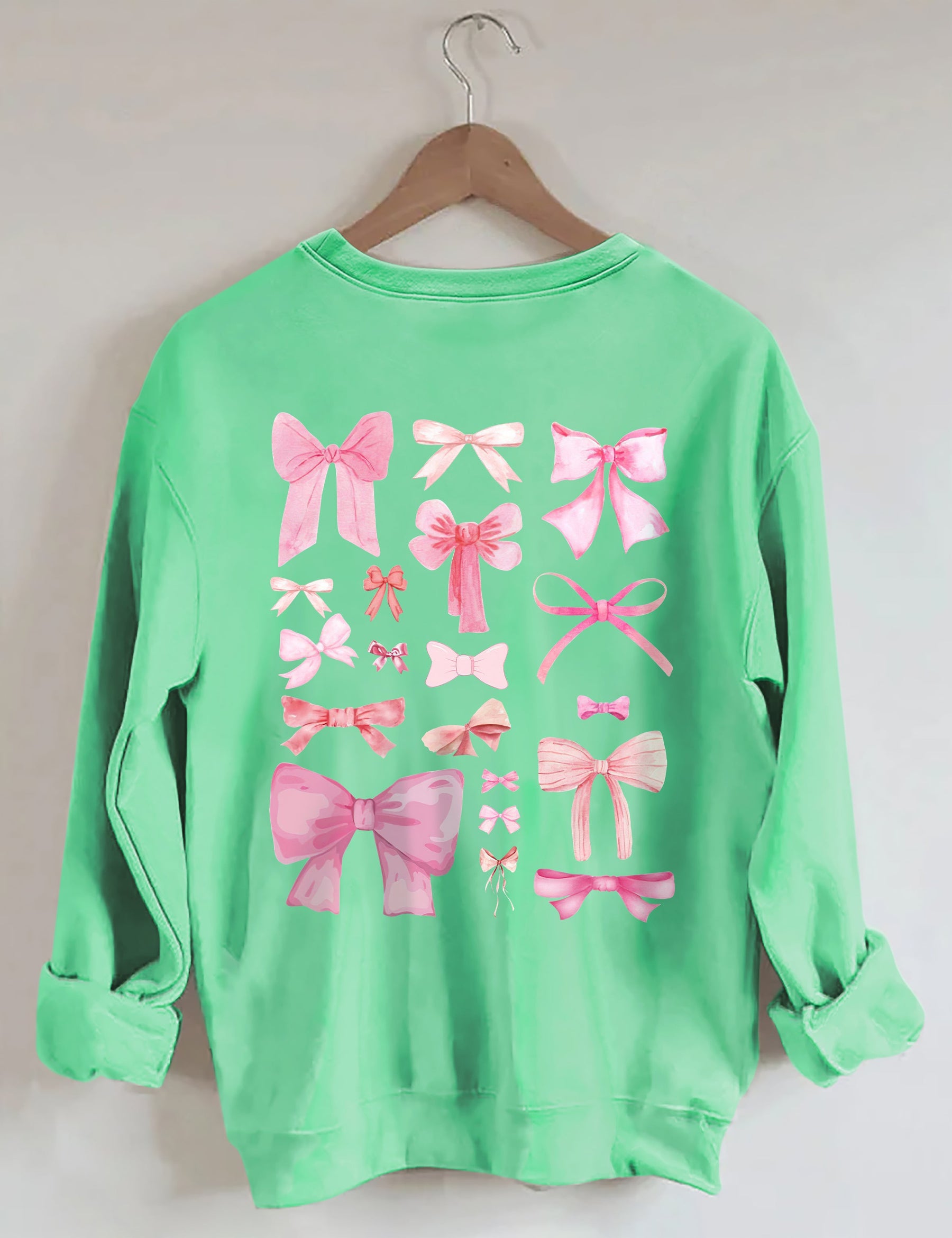 Pink Bow Cute Sweatshirt