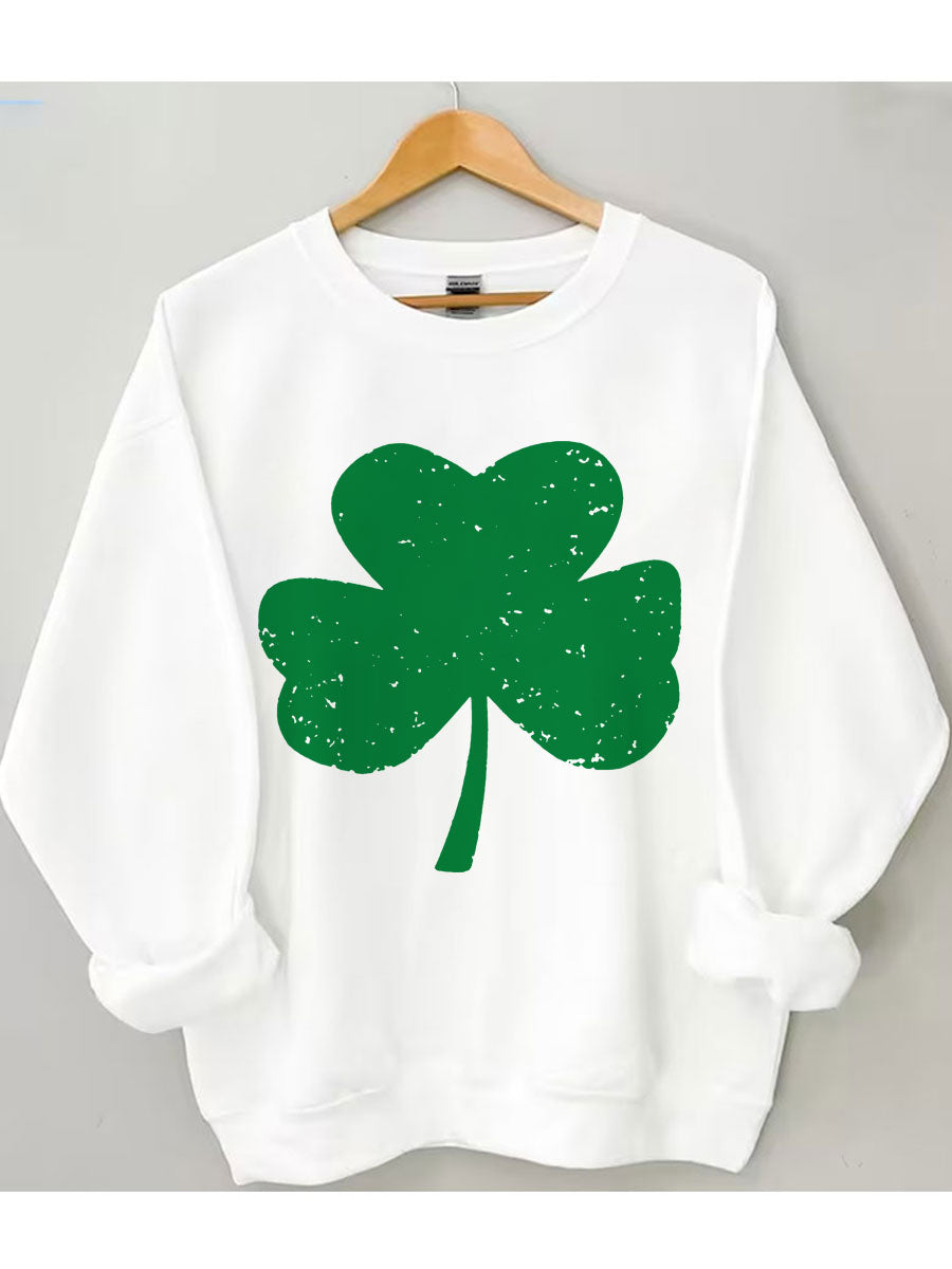 Sweat-shirt Shamrock de la Saint-Patrick