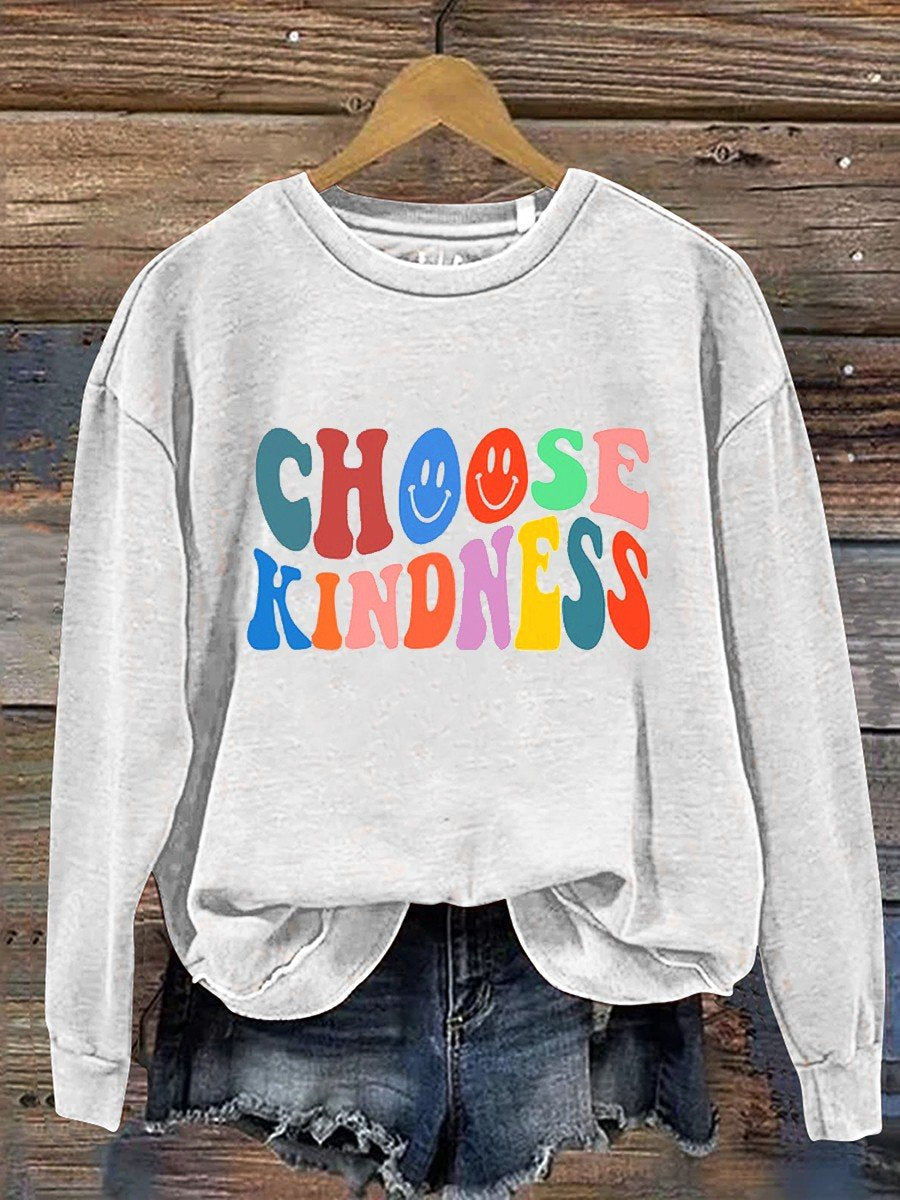 Choose Kindness Casual Sweatshirt
