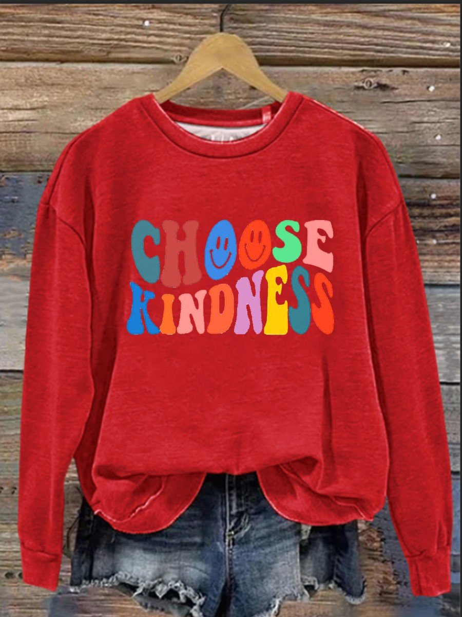 Choose Kindness Casual Sweatshirt