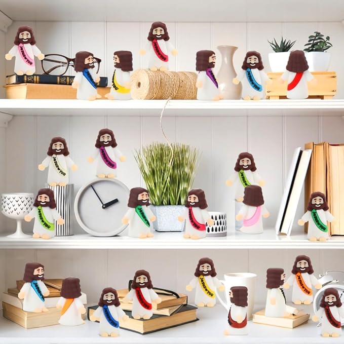 🔥Original Design Mini Jesus Figures Jesus Loves You