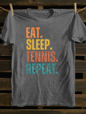 Eat Sleep Tennis Repeat T-shirt