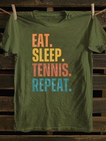 Eat Sleep Tennis Repeat T-shirt