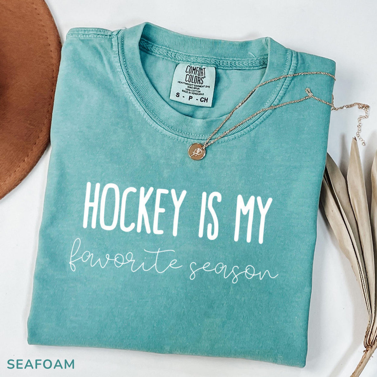 Comfort Color  Hockey is my Favorite Season T-shirt