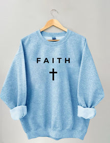 Faith Cross, Vertical Cross Sweatshirt Love and Grace Shirt,Jesus