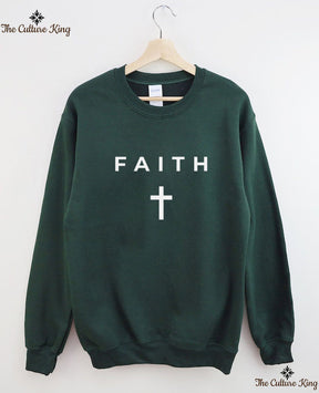 Faith Cross, Vertical Cross Sweatshirt Love and Grace Shirt,Jesus