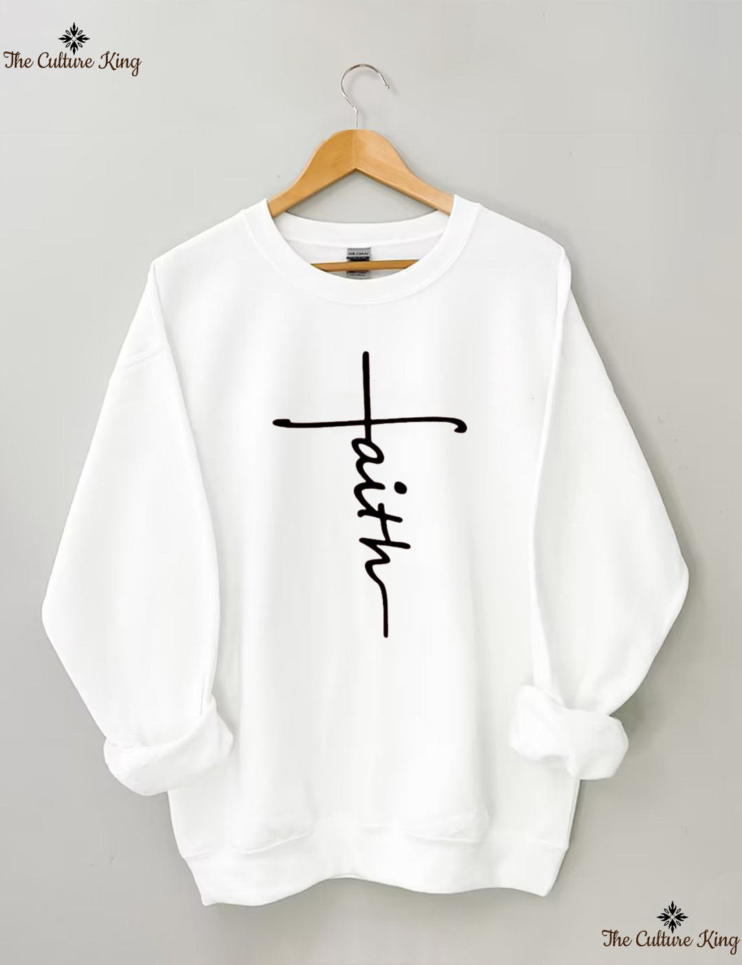 Faith Cross, Vertical Cross Sweatshirt Love and Grace Shirt,Jesus
