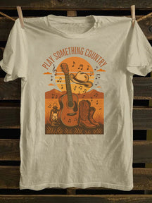 Western Country Music, Play Something Country Music T-Shirt