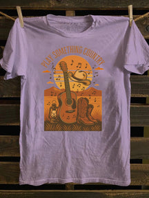 Western Country Music, Play Something Country Music T-Shirt