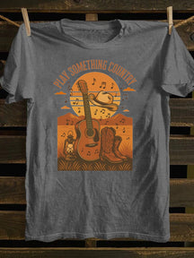 Western Country Music, Play Something Country Music T-Shirt