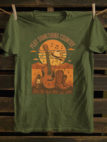 Western Country Music, Play Something Country Music T-Shirt